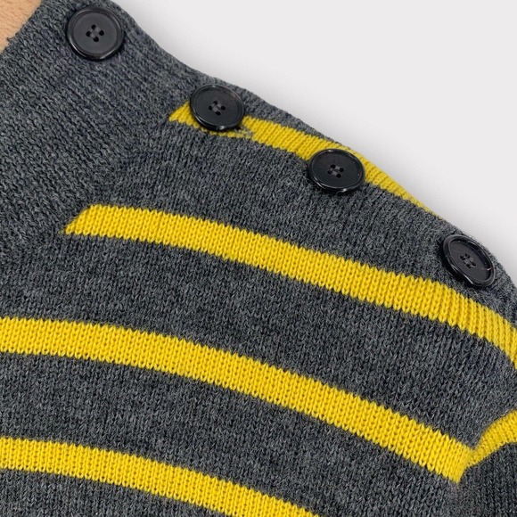 Calvin Klein 205W39NYC Breton Stripe Crew Knit Sweater S *FLAWED* - Picture 4 of 16